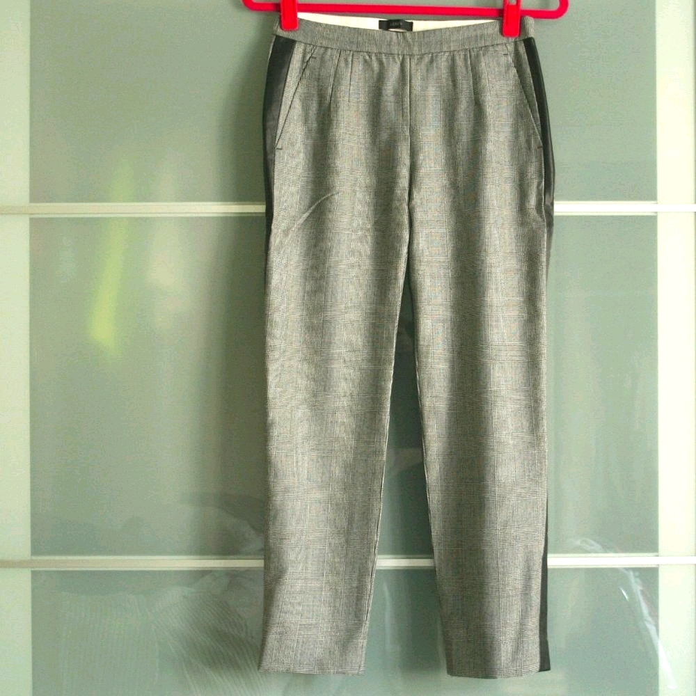 J.CREW hounds tooth trousers